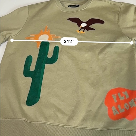 Roku Studio Stay Wild unisex Sweatshirt size L - Picture 4 of 9